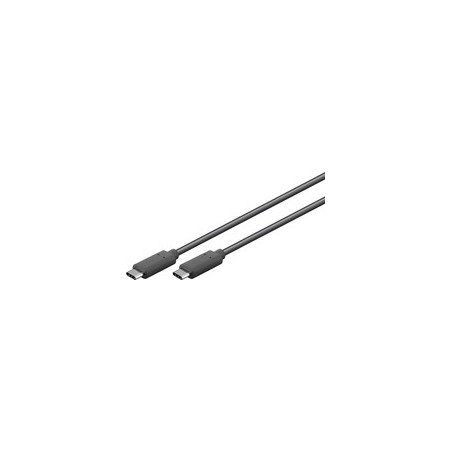 Goobay USB 3.2 Gen 2 Type-C Cable 50cm Black - High-Speed, Durable, & Reliable Connectivity!
